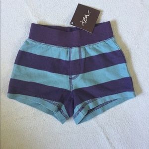 NWT Tea Collection Purple Blue Stripe Shorts